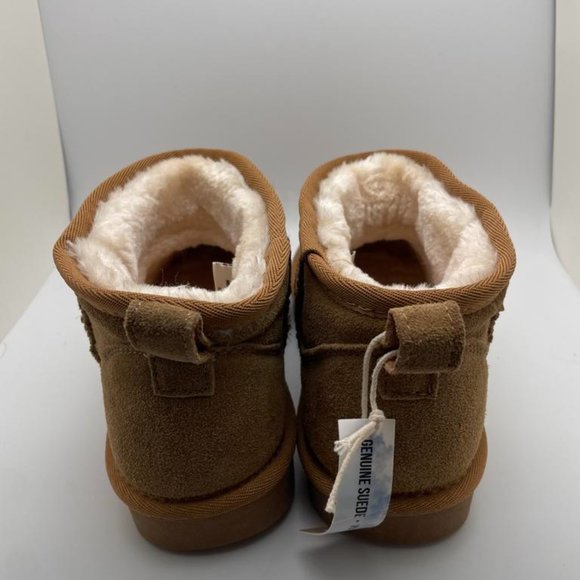 CUSHIONAIRE Women's Cozy pull on boot CHESTNUT 7 - Picture 4 of 6